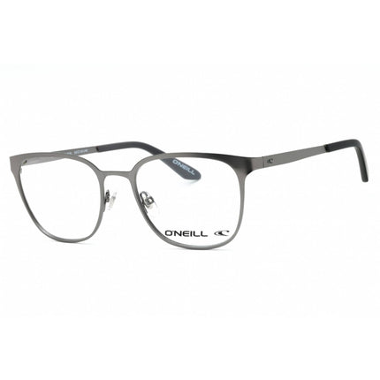 ONeill Men's Eyeglasses - Matte Gunmetal Metal Square Full Rim Frame | ONO-FEN 005-SC ,