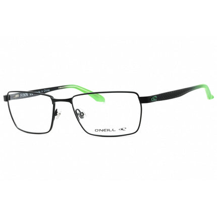 ONeill Men's Eyeglasses - Black/Green Metal Rectangular Full Rim Frame | ONO-FINN 004 ,