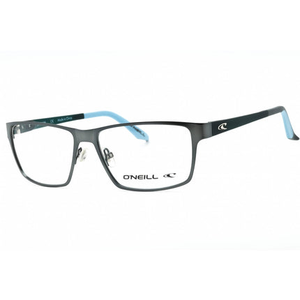 ONeill Men's Eyeglasses - Gunmetal/Blue Metal Square Full Rim Frame | ONO-LOGAN 005 ,