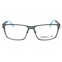 ONeill Men's Eyeglasses - Gunmetal/Blue Metal Square Full Rim Frame | ONO-LOGAN 005 ,
