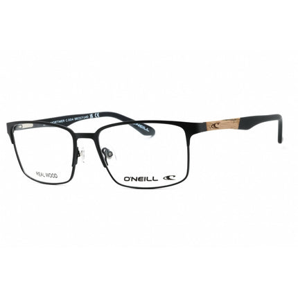 ONeill Men's Eyeglasses - Matte Black Metal Square Full Rim Frame | ONO-MORTIMER 004 ,