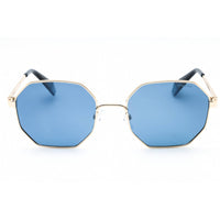 Polaroid Core Unisex Sunglasses - Gold Blue Metal Geometric Frame | PLD 6067/S 0LKS XN ,