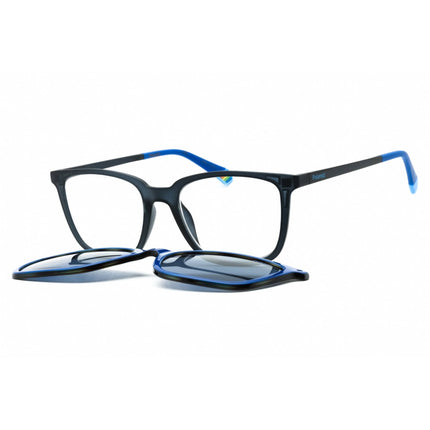 Polaroid Core Unisex Sunglasses - Blue Plastic Square Frame | PLD 6136/CS 0PJP C3 ,
