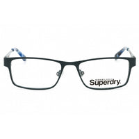 Superdry Unisex Eyeglasses - Grey/Blue Metal Rectangular Frame | SDO-BROOKLYN 010 ,