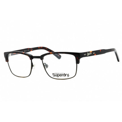 Superdry Men's Eyeglasses - Tortoise/Gold Plastic Rectangular Frame | SDO-BUDDY 102 ,