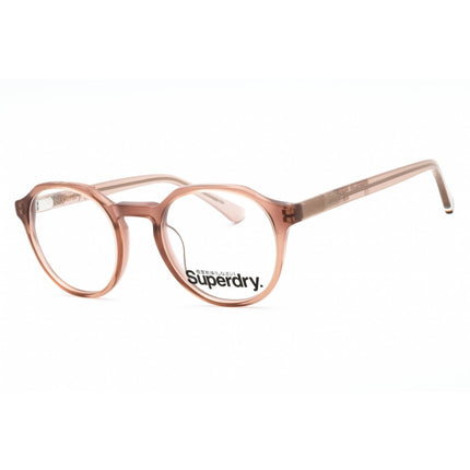 Superdry Unisex Eyeglasses - Dusty Pink Plastic Round Full Rim Frame | SDO-JADEN 172 ,
