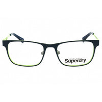 Superdry Men's Eyeglasses - Navy/Lime Metal Rectangular Full Rim Frame | SDO-MASON 013 ,