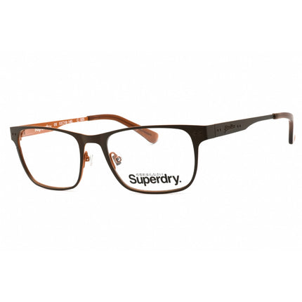 Superdry Men's Eyeglasses - Brown/Orange Metal Rectangular Shape Frame | SDO-MASON 025 ,