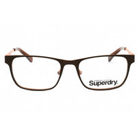 Superdry Men's Eyeglasses - Brown/Orange Metal Rectangular Shape Frame | SDO-MASON 025 ,