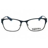 Superdry Women's Eyeglasses - Blue/Gunmetal Metal Cat Eye Full Rim Frame | SDO-MIA 006 ,