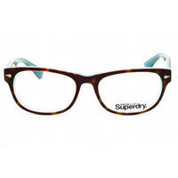 Superdry Unisex Eyeglasses - Tortoise/Turquoise Plastic Cat Eye Frame | SDO-OSAKA 102 ,