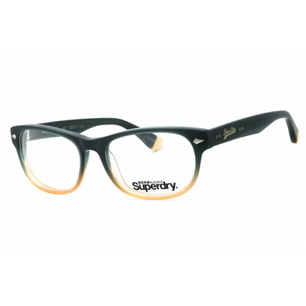 Superdry Unisex Eyeglasses - Green/Amber Plastic Cat Eye Shape Frame | SDO-OSAKA 115 ,