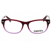 Superdry Unisex Eyeglasses - Burgundy/Purple Plastic Cat Eye Frame | SDO-OSAKA 162 ,