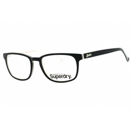 Superdry Women's Eyeglasses - Black/White Plastic Square Shape Frame | SDO-QUINN 104 ,