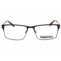 Superdry Men's Eyeglasses - Grey/Burgundy Metal Square Full Rim Frame | SDO-YOSHI 008 ,