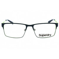 Superdry Men's Eyeglasses - Navy/Lime Metal Square Full Rim Frame | SDO-YOSHI 013 ,
