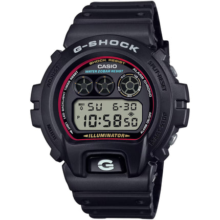 Casio Men's Watch - G-Shock Chronograph Black and Grey Digital Dial Strap | DW6900RL-1 ,