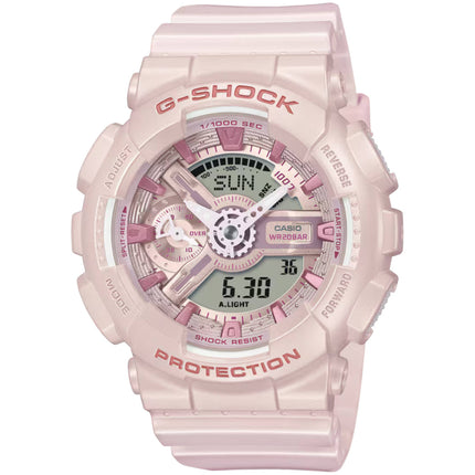 Casio Women's Watch - G-Shock Analog-Digital Dial Light Pink Strap | GMAS110ST-4A ,