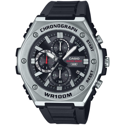Casio Men's Watch - Chronograph Quartz Black Dial Resin Strap | MWA300H-1A ,