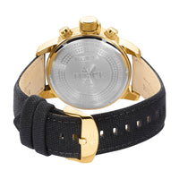 Invicta Men's Chronograph Watch - I Force Lefty Black Dial Leather Band | 1515 ,