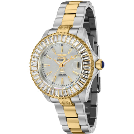 Invicta Women's Watch - Pro Diver Automatic White MOP Dial Two Tone Bracelet | 44320 ,