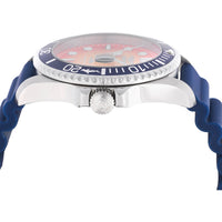 Invicta Men's Watch - Pro Diver Rotating Bezel Quartz Orange Dial Blue Strap | 47169 ,