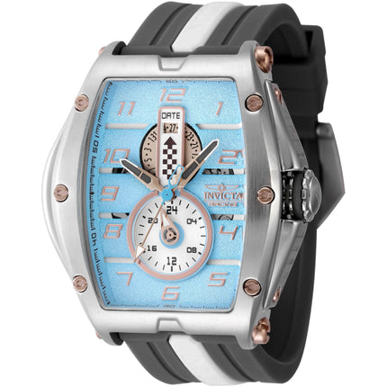 Invicta Men's Watch - Invicta Racing Quartz Black and Grey Silicone Strap | 47385 ,