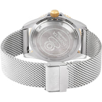 Invicta Men's Watch - Pro Diver Quartz Gold Tone Dial Silver Steel Bracelet | 48216 ,