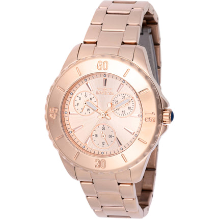 Invicta Women's Watch - Angel Day-Date Rose Gold Stainless Steel Bracelet | 48403 ,
