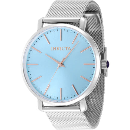 Invicta Women's Watch - Angel Quartz Blue Dial Steel Mesh Bracelet | 48844 ,