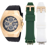 Technomarine Men's Watch - Cruise Original Chrono Black Silicone Strap | TM-124030 ,