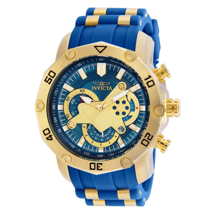 Invicta 22798 Men's Pro Diver Chronograph Blue Silicone & Steel Strap Watch ,