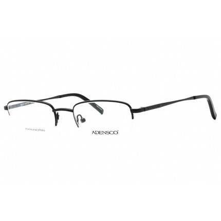 Adensco Men's Eyeglasses - Matte Black Half Rim Rectangular Frame | AD 141 003 00 ,