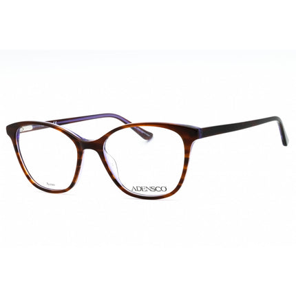 Adensco Women's Eyeglasses - Havana Violet Full Rim Cat Eye Frame | AD 236 0AY0 00 ,
