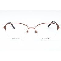 Adensco Women's Eyeglasses - Matte Burgundy Half Rim Cat Eye Frame | AD 252 0OIH 00 ,