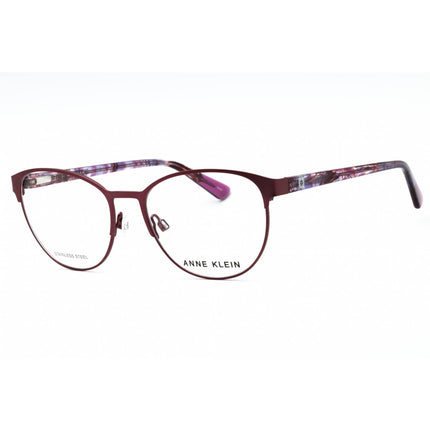 Anne Klein Women's Eyeglasses - Plum Metal Full Rim Oval Shape Frame | AK5097 500 ,