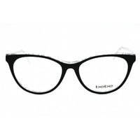 Bebe Women's Eyeglasses - Jet Full Rim Cat Eye Frame Clear Demo Lens | BB5189 001 ,