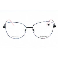 Bebe Women's Eyeglasses - Jet Floral Metal Full Rim Cat Eye Shape Frame | BB5207 001 ,