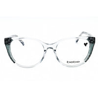 Bebe Women's Eyeglasses - Grey Animal Acetate Full Rim Cat Eye Frame | BB5208 050 ,