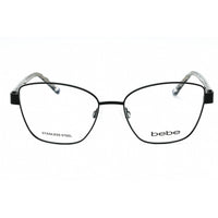 Bebe Women's Eyeglasses - 54 mm Jet Metal Full Rim Cat Eye Shape Frame | BB5209 001 ,