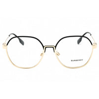 Burberry Men's Eyeglasses - Black/Gold Metal Full Rim Geometric Frame | 0BE1379D 1109 ,