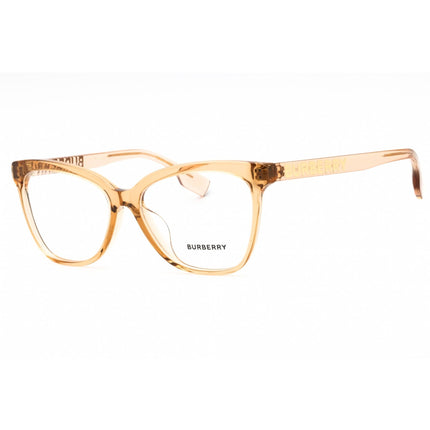 Burberry Women's Eyeglasses - Transparent Brown Plastic Cat Eye Frame | 0BE2364F 3779 ,