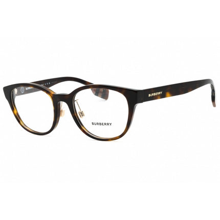 Burberry Unisex Eyeglasses - Dark Havana Plastic Full Rim Round Frame | 0BE2381D 3002 ,