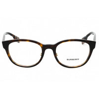 Burberry Unisex Eyeglasses - Dark Havana Plastic Full Rim Round Frame | 0BE2381D 3002 ,