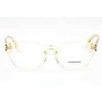 Burberry Men's Eyeglasses - Transparent Yellow Plastic Full Rim Round | 0BE2382D 3852 ,