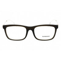 Burberry Men's Eyeglasses - Green/Silver Plastic Full Rim Rectangular | 0BE2384F 4026 ,