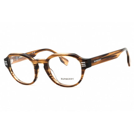 Burberry Unisex Eyeglasses - Brown Plastic Full Rim Round Shape Frame | 0BE2386 4096 ,
