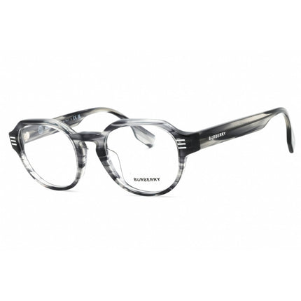 Burberry Men's Eyeglasses - Grey Horn Plastic Full Rim Round Frame | 0BE2386F 4097 ,