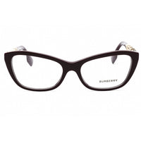 Burberry Women's Eyeglasses - Bordeaux Plastic Full Rim Cat Eye Frame | 0BE2392 3979 ,