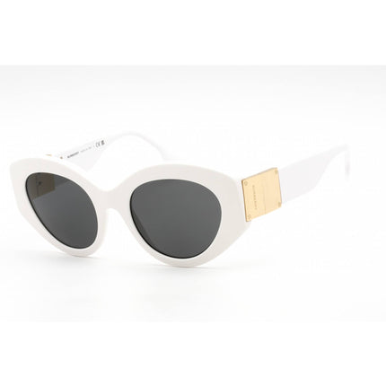 Burberry Women's Sunglasses - White Plastic Full Rim Oval Shape Frame| 0BE4361 300787 ,